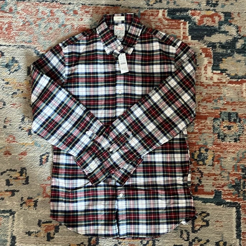 J. Crew Plaid Button-Down - New, With Tags